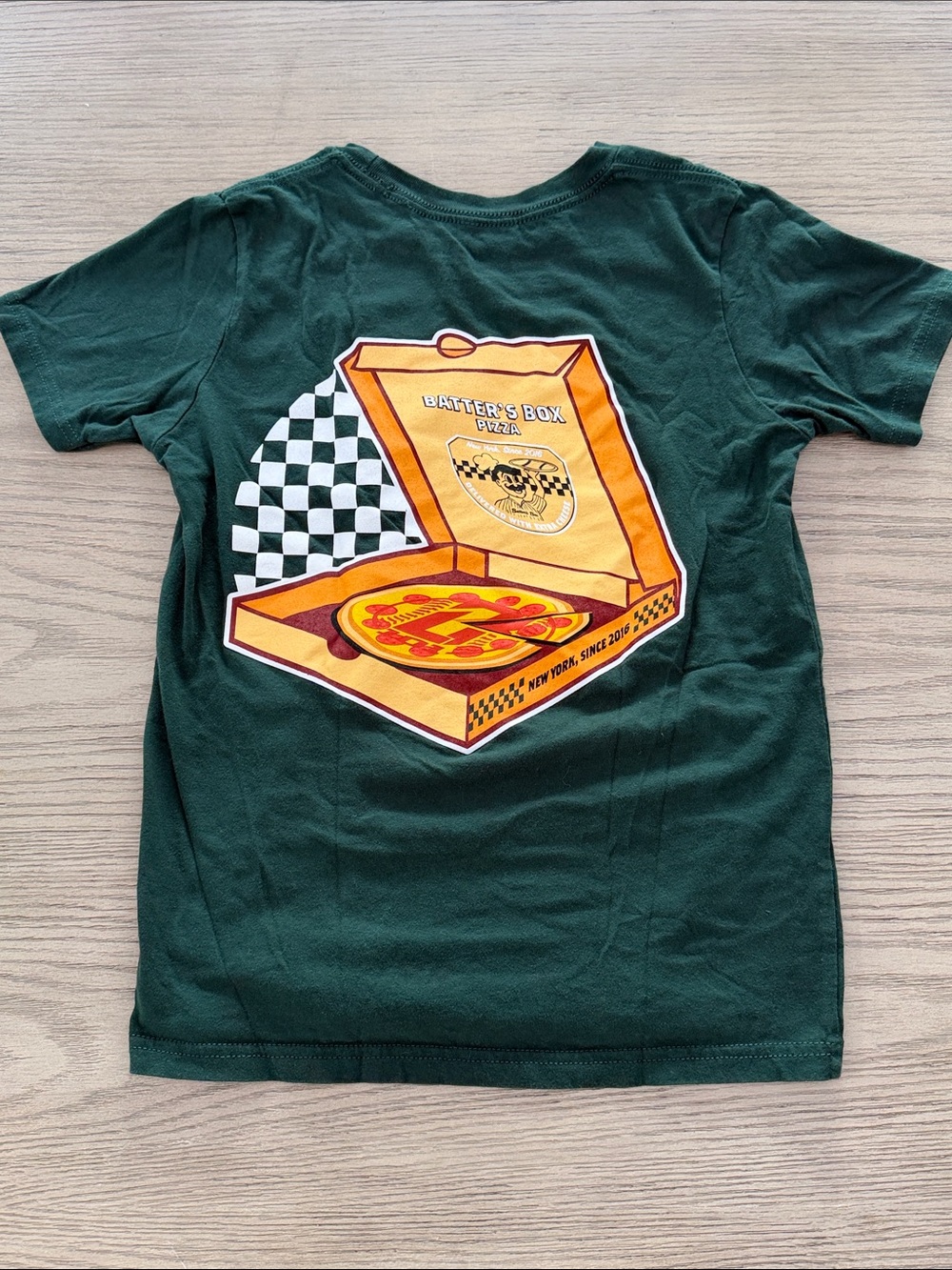 Boy (sz YL) Baseball Lifestyle 101 - Pizza Delivery Tee